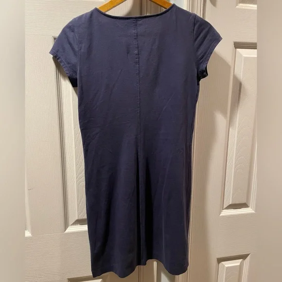 Lily Pulitzer Navy Blue Dress with White Trim; Size XS - Picture 2 of 9